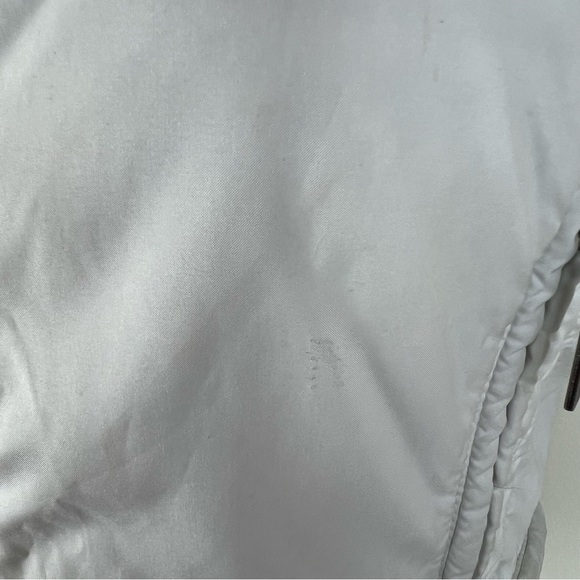 Add Down Revolve Puffer Coat White Jacket Size 2 - Picture 4 of 13